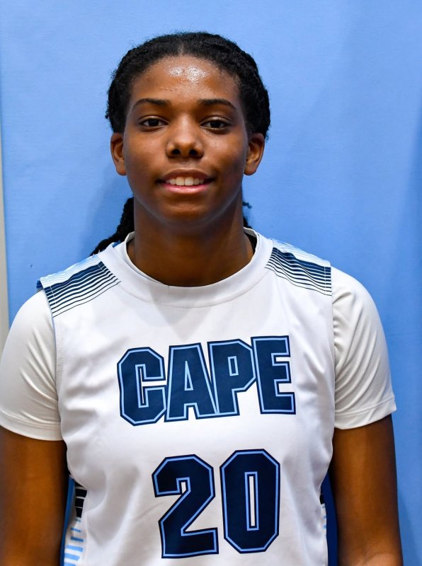 KJ Johnson is a freshman starter at Sanford. She is shown here as a Fred Thomas eighth-grader.